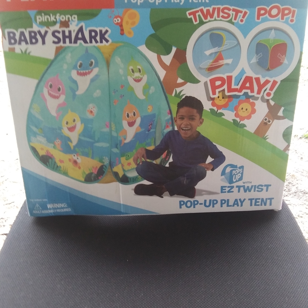 Kids baby shark play hut